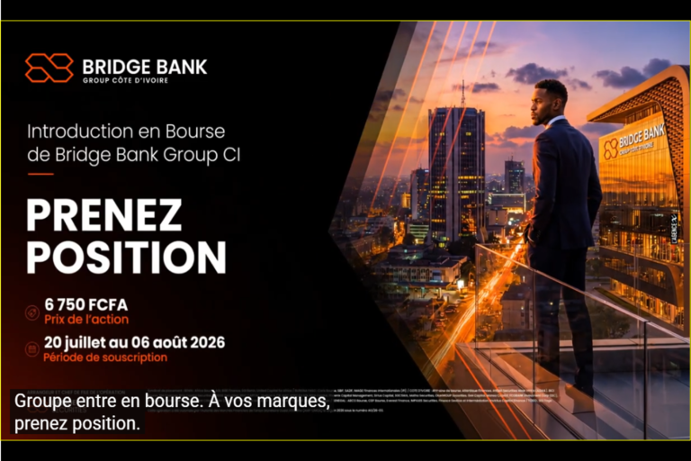 Lire la suite à propos de l’article Côte d’Ivoire : Le rush pour les actions de Bridge Bank Group débute bientôt