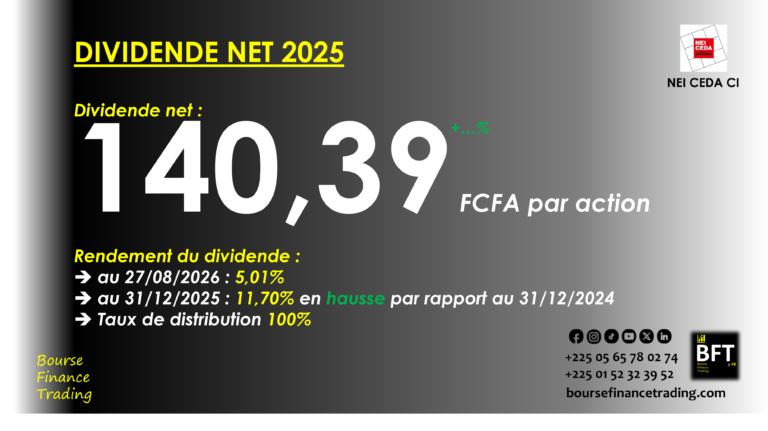 Lire la suite à propos de l’article Côte d’Ivoire : Nei-Ceda offrira 2 milliards FCFA à ses actionnaires le 10 septembre